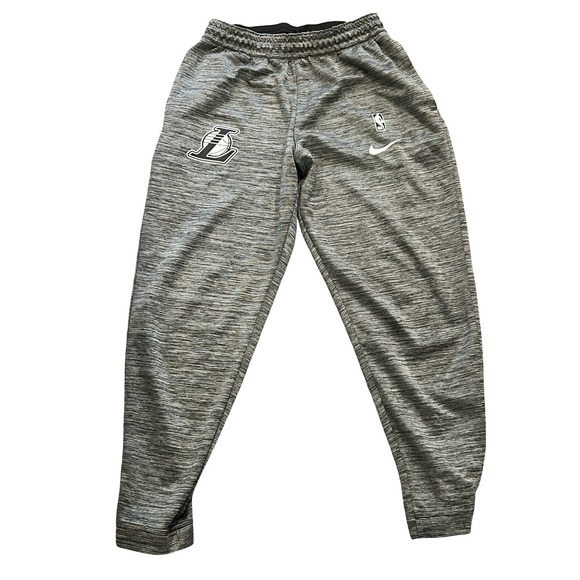Lakers size Large adults practice pants warm-up track sweatpants workout Nike